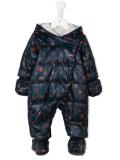 logo print snowsuit