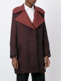 bicolour mid coat