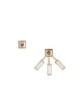 baguette ear cuff and stud