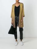 changeant knit cardigan