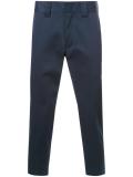 slim fit cropped trousers