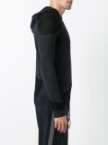 contrast hoodie 