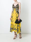 lace detailing long evening dress