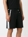 side-stripe track shorts