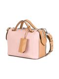 striped strap tote
