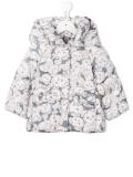 bear print padded coat