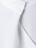overlap collar blouse