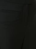 wide-leg cropped trousers