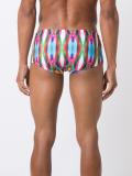 printed swimming trunks