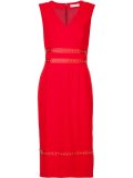 studded detail midi dress