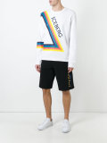 triangle print sweatshirt