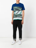 zigzag print T-shirt