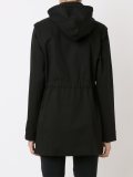 removable hood and sleeves coat