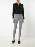 Henri skinny gingham trousers