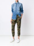 'Axel' frayed denim shirt