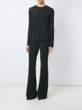 lace inserts blouse