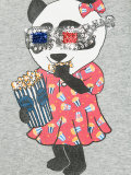 panda print T-shirt