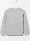 square print sweatshirt 