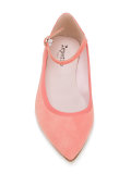 buckled strap ballerinas