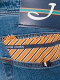 contrast pocket jeans