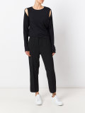 Cut-out sweater