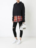 destroyed cropped hoody
