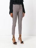 jacquard cropped trousers
