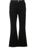 cropped bootcut jeans