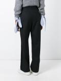 high-waisted trousers