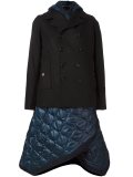 quilted deconstructred peacoat