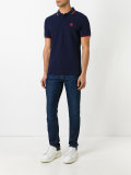 logo embroidered polo shirt