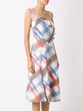 ruffled midi dress