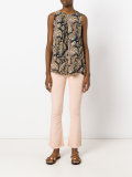 floral print top