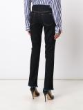 frayed hem skinny jeans