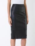 stretch high rise skirt