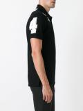 star appliqué polo shirt