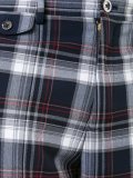 plaid cropped trousers