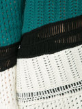chunky knit colour block jumper
