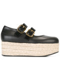 Mary Jane platform espadrilles