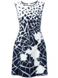 printed fitted dress