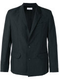 pinstriped blazer