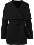 tie fastening coat