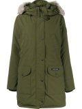 fur trimmed parka 