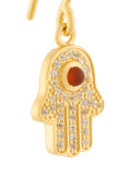 'Hamsa Drop Biography' earrings