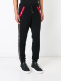 textured stripe joggers