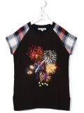 'Jane' fire T-shirt dress