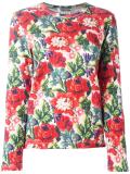 floral print sweatshirt