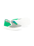 felt logo sneakers