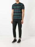 vertical striped T-shirt