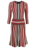 striped knit dress